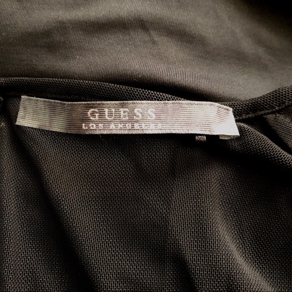 GUESS Teal Sparkly Sequin Mini Dress Sleeveless - Picture 4 of 6